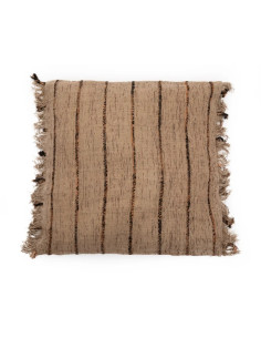 Housse de coussin Oh My Gee - Beige Noir - 60x60