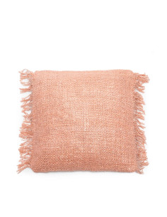 Housse de coussin Oh My Gee - Rose saumon - 40x40