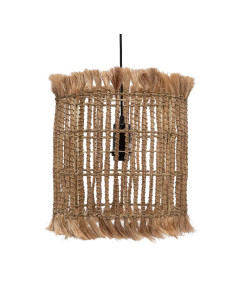 Suspension Cage à Oiseaux en abaca - Naturel - M