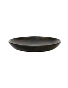 Assiette classique brûlée - Noir - M