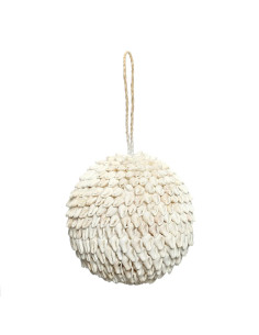 boule coquillage bubble - Blanc - L