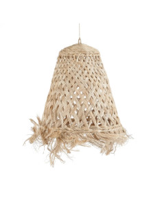 Suspension méduse en abaca - Naturel - M