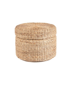 Pouf de rangement Circle - Naturel