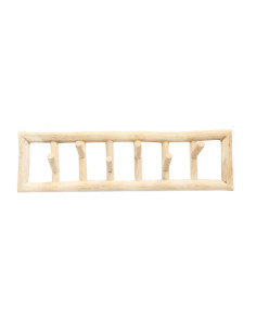Porte-manteau Island en bois naturel