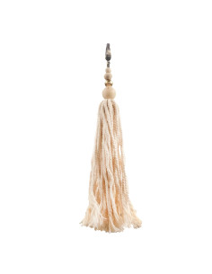 Porte-clés en bois de coton - Naturel