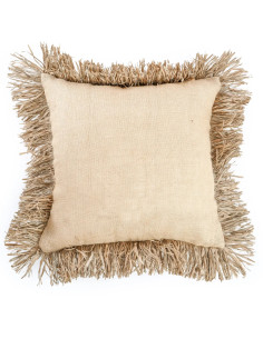 Housse de coussin Jute Bonita - Naturelle - 60x60