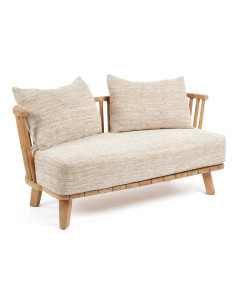 Canapé Malawi Deux Places - Beige Naturel