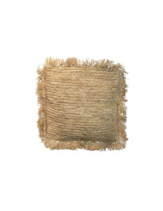 Housse de coussin en raphia carrée - Naturelle - 40x40