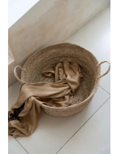Paniers en raphia - naturel - L