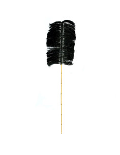 Feuille Raphia Palmeira - Noir