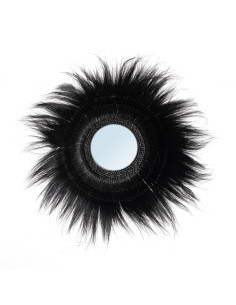 Miroir forêt Sunken - Noir