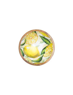 SALADIER CITRON EN MANGUIER 18CM 