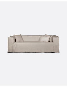 CANAPE STROZZI LIN 220 NATUREL 