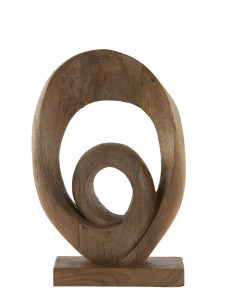 Ornement Randa - Brun - 30x9x46cm