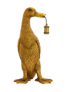 Lampe de table Canard - Bronze antique - 32x31x65cm
