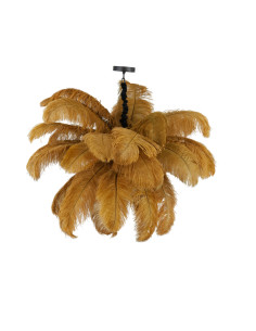 Suspension plume - Marron - Ø80cm