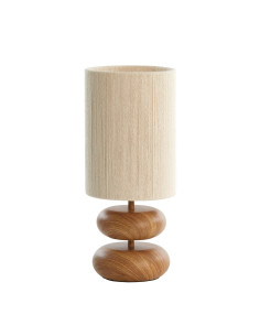 Lampe de table Danialo - Marron - Ø22cm