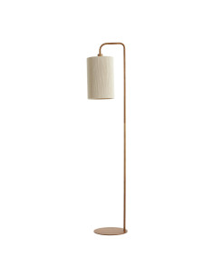 Lampe sur pied Donio - Naturel/Crème - 33,5x28x155cm